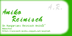 aniko reinisch business card